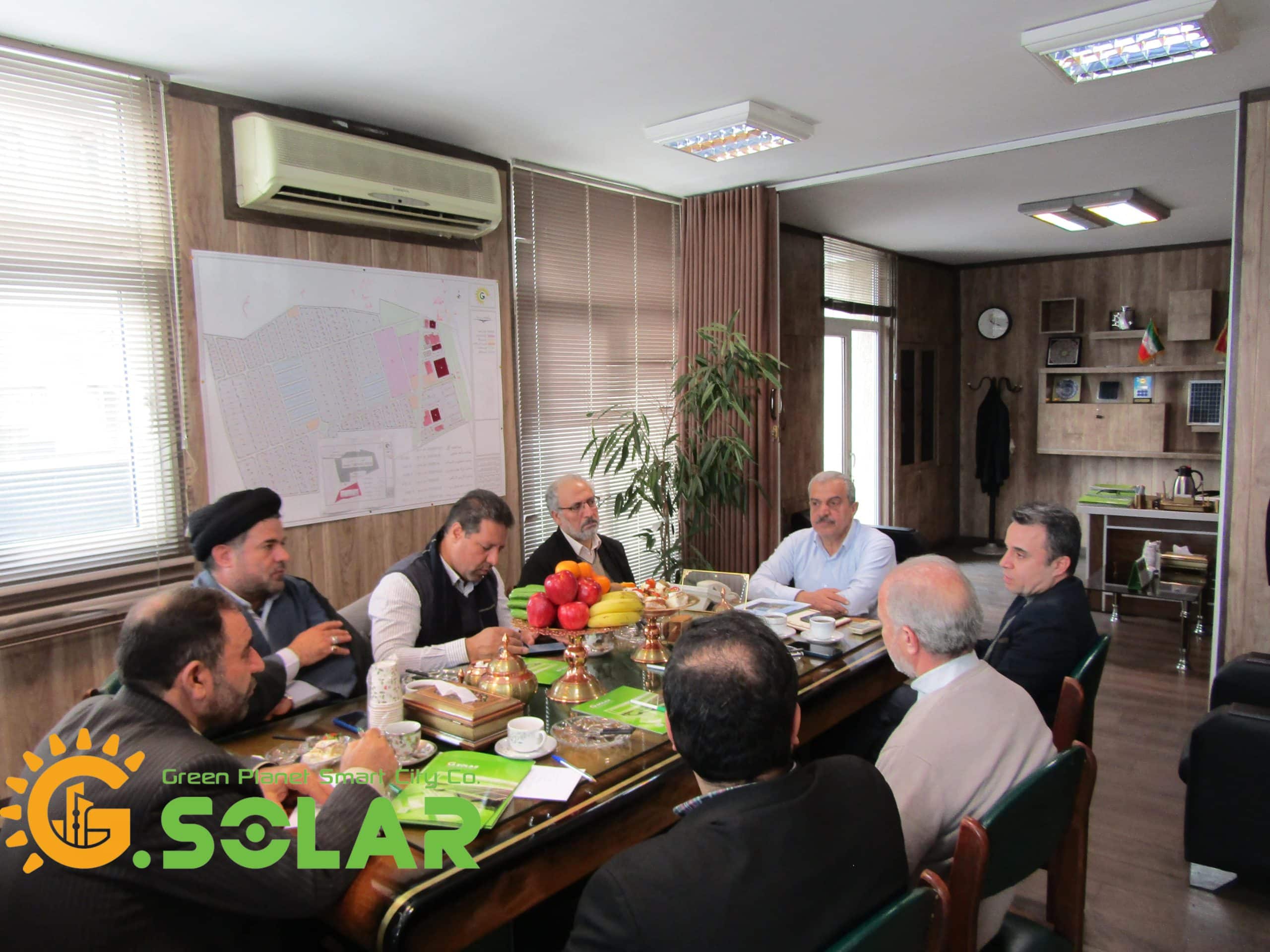 جلسه سفیر ایران در سوریه، با مدیران ارشد آینده سازان سیاره سبز