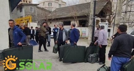 عکس از تحویل 23 سامانه قابل حمل خورشیدی به عشایر غرب مازندران